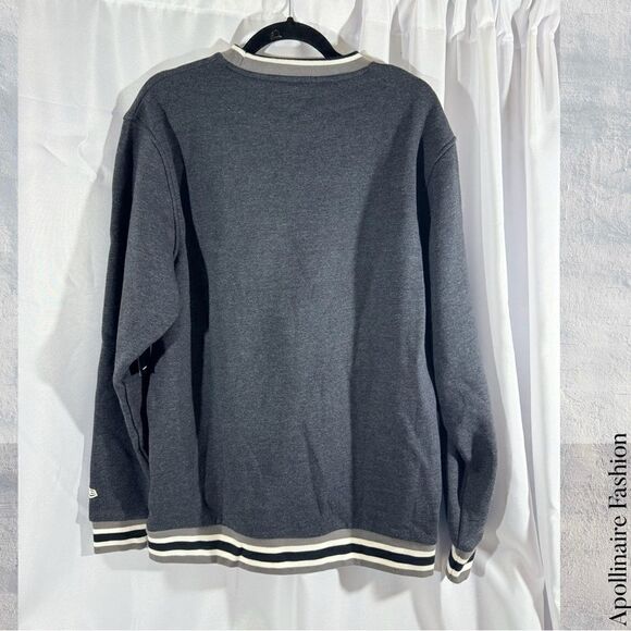 CHICAGO WHITE SOX RETRO CREW NECK SWEATSHIRT IN GREY LARGE NEW ERA NWT - Picture 7 of 7